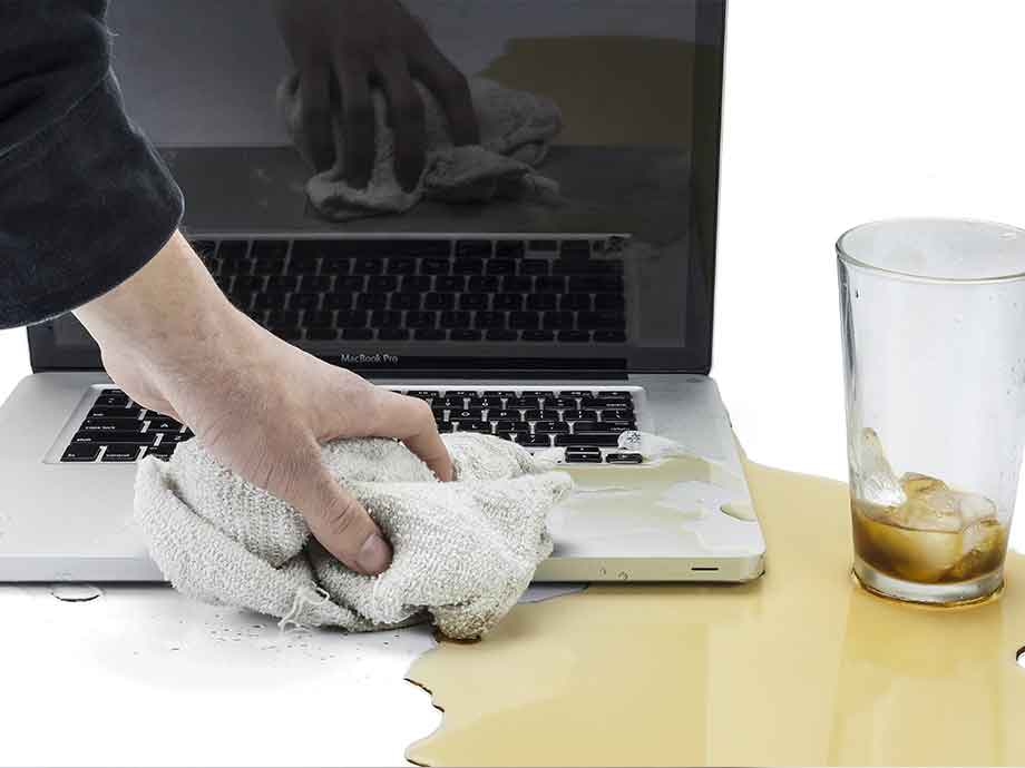 laptop water damage